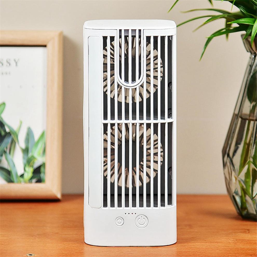 Energy Saving Desktop Air Conditioner Fan with Night Light- Compact, Portable &for Room Desks, Offices & Summer Gift
