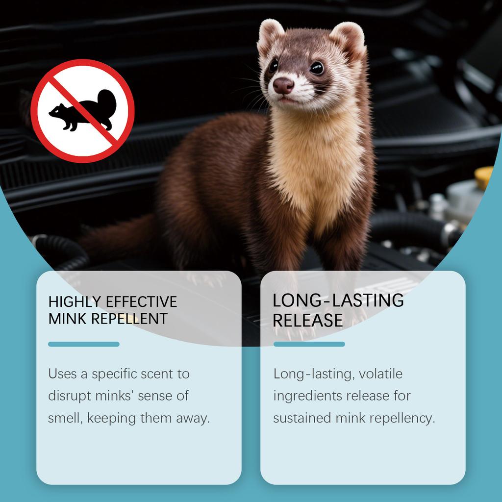 Anti-mink Balls *4 Pieces For And Long-term Anti-mink Car, Suitable For Car, Kitchen Mink