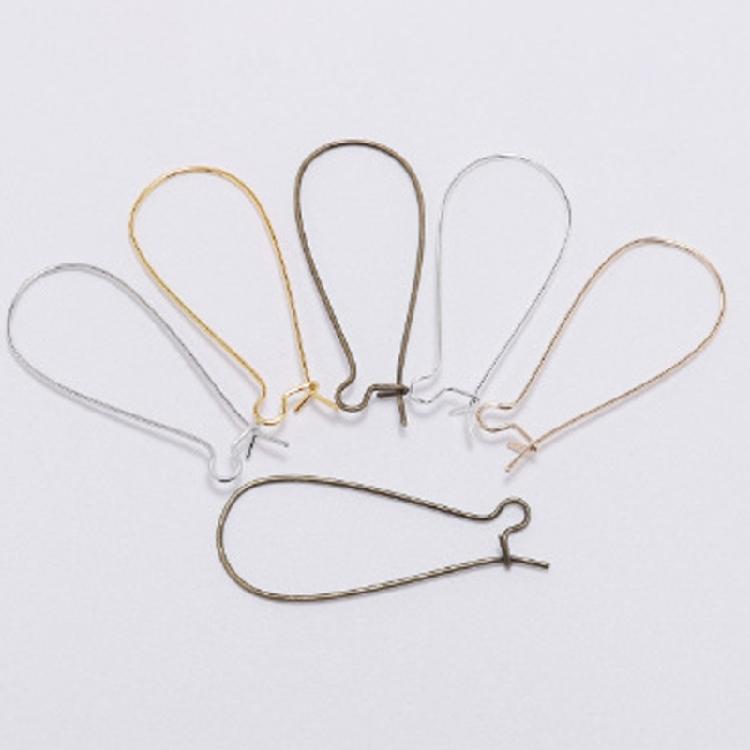 50Pcs Teardrop Ear Wire Earring Hooks Sturdy Earring Hooks Adornment Perfect For Fashionable Jewelry Crafting