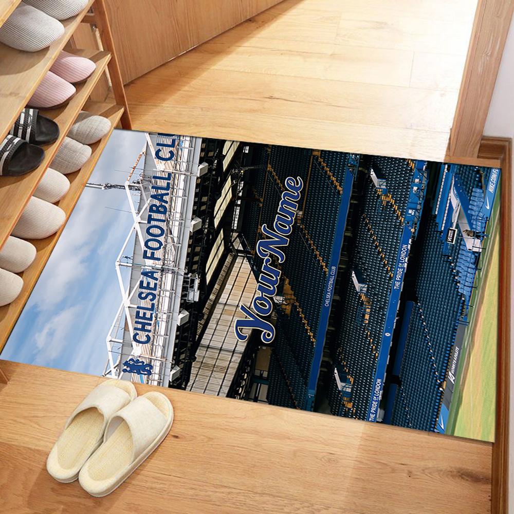 Chelsea Personalized Text Floor Mat Suitable for Study Room Living Rooms Bedrooms Foyer Antislip Carpet Decorate Offices Spiritual Gift