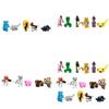 Minecraft Theme 16pcs Building Blocks Set For Cake Decoration And Diy Figures Kit