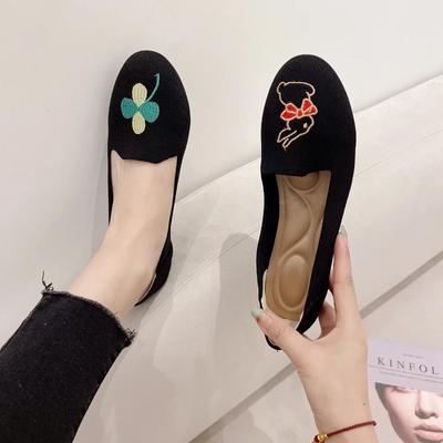Women Flat Knitted Round Toe Women's Slip On Flat Casual Ballet Female Light Comfort Zapatillas Sneakers Women Loafers
