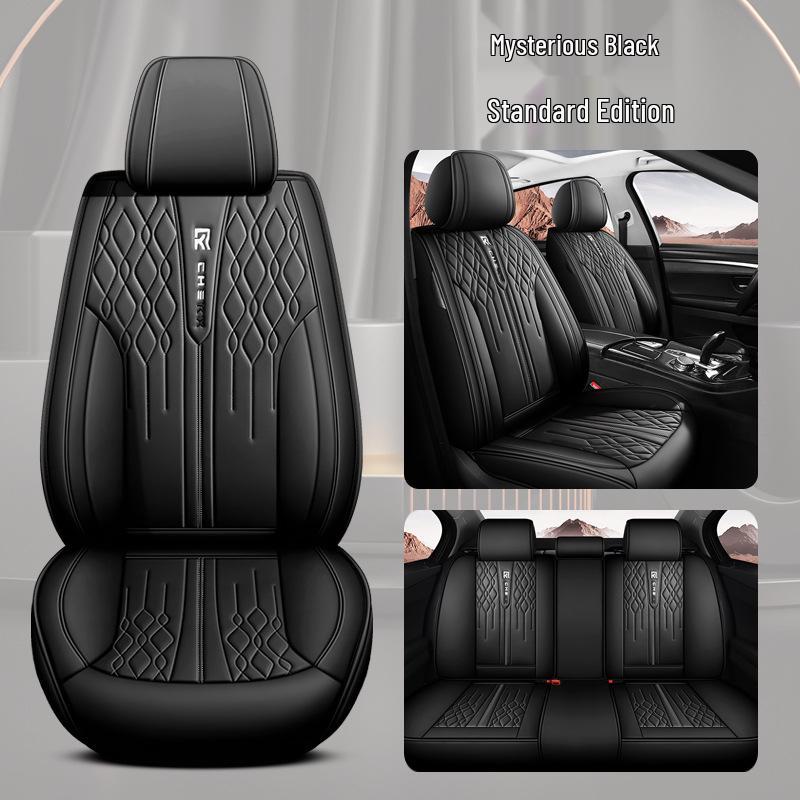Universal Full Coverage Car Seat Cover - Breathable, Wear-Resistant, Perforated, High-End Cushion for All Seasons