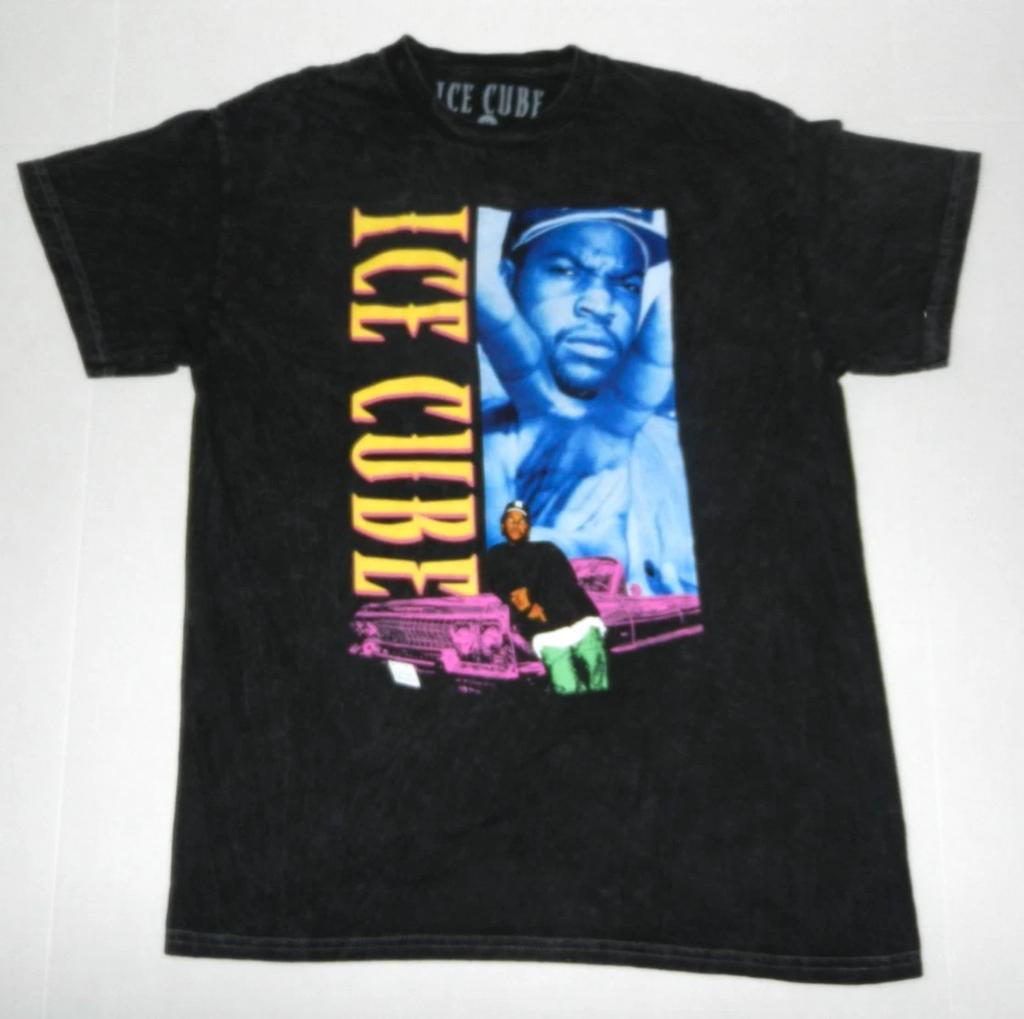 T-shirt Uomo Ice Cube Doughboy Auto Convertibile Nero Acido Nuova