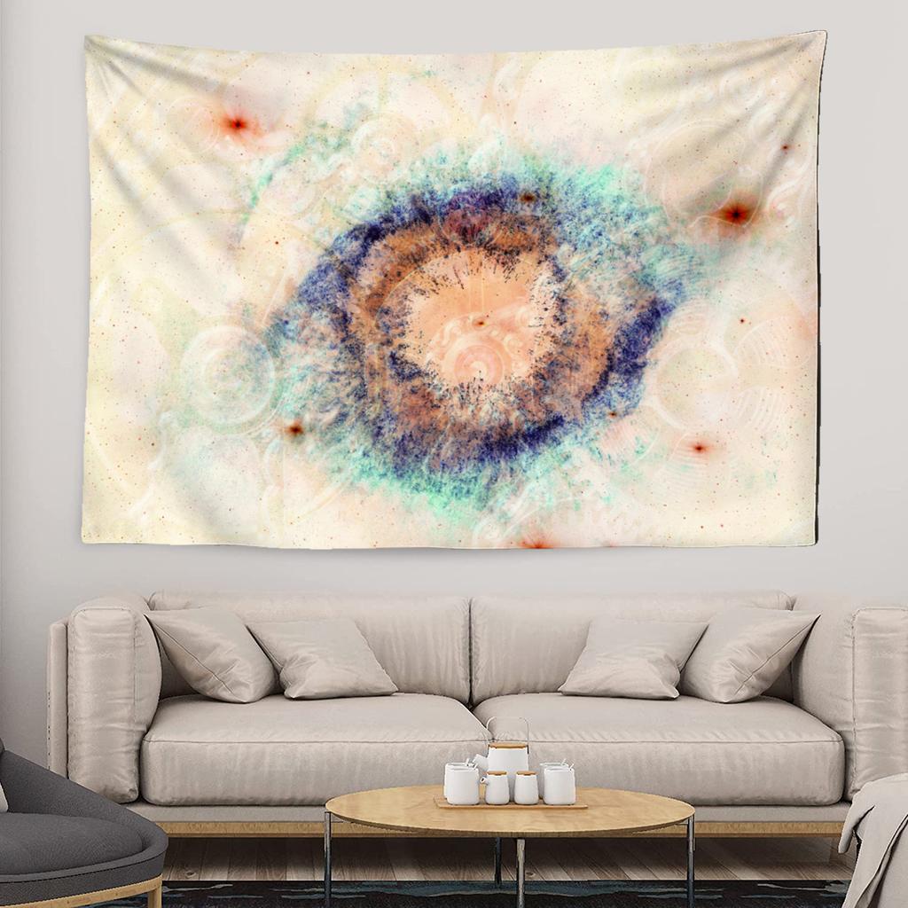 Starry Sky Galaxy Tapestry Fantasy Cloud Cover Wall Hanging Bohemian Hippie Witchcraft Art Dormitory Decoration