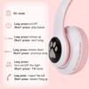 Kids Bluetooth Headphones, LED Light Up Cat Ears