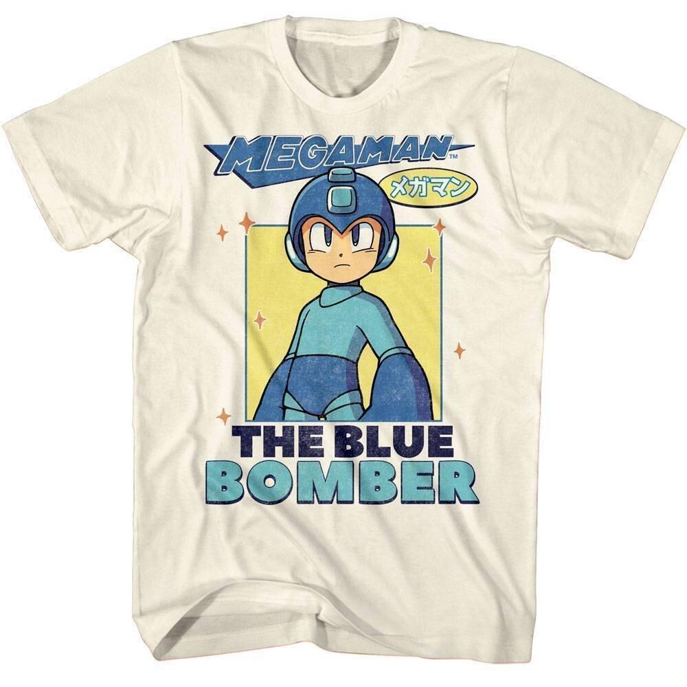 Megaman Japanese Blue Bomber Men T Shirt L