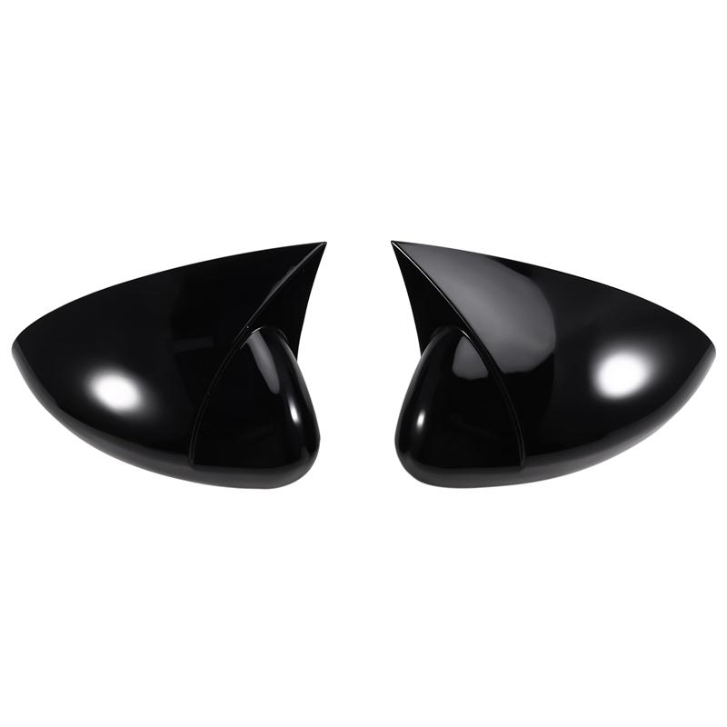 Car Rearview Mirror Protective Cover ABS Horn Rearview Mirror Shell For Fiat Egea 2016-2023
