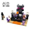 Lego minecraft 21242 l’arène de l’end, jouet avec lave, figurine dragon de l'ender et enderman