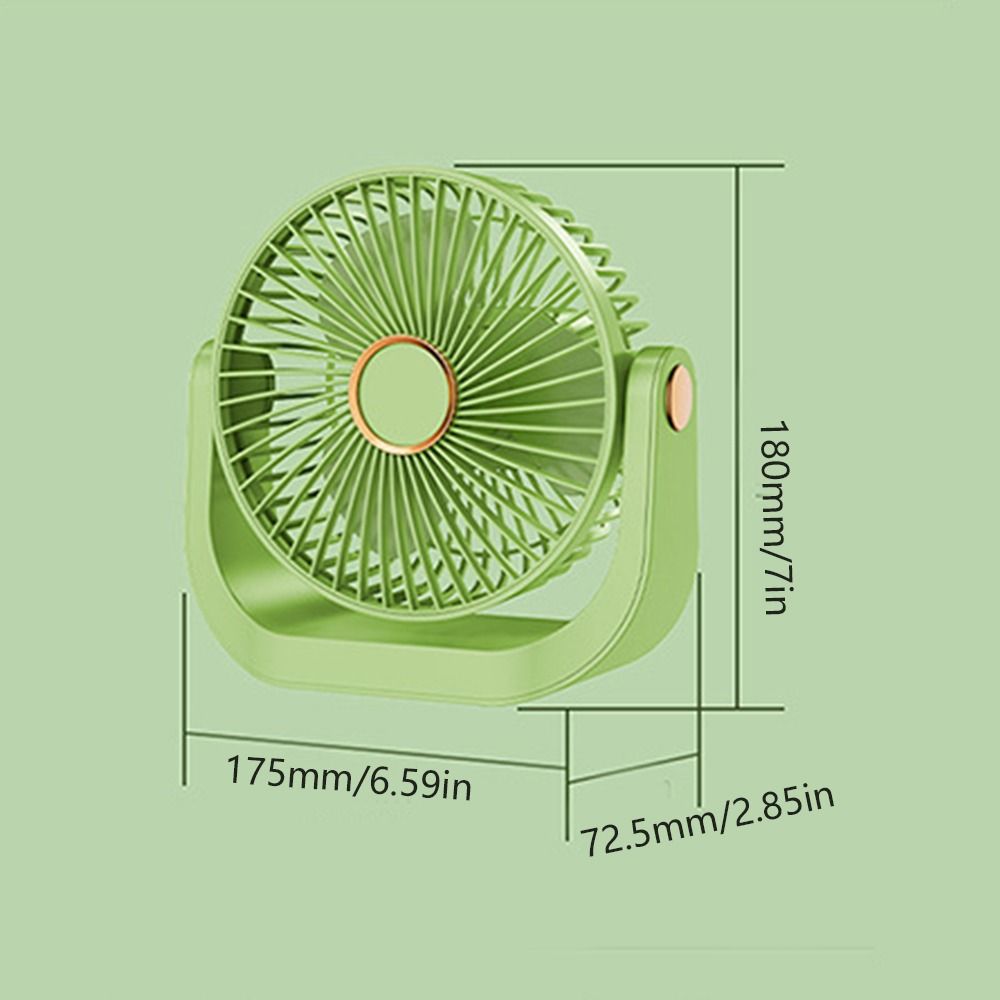 5 Speeds Ceiling Fan 360° Rotation Electric Table Fan Portable Desktop  Fan  Bedroom