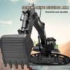 Non-Toxic Huina 1593 1:14 Rc Alloy Excavator 22Ch Big Rc Trucks Simulation Excavator Remote Control Track Engineering Vehicle Toy For Children