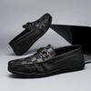 Luxusmarke Weiß Atmungsaktiv Slipper Fahrschuhe Leder Herren Freizeitschuhe Schwarz Formell Herren Kleiderschuhe Designer Herren Slipper