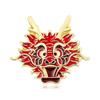 A52E Retro Dragon Badge Unique Designs Brooch Pins for Fashionable Individuals