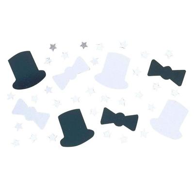 Amscan Top Hat Metallic Confetti