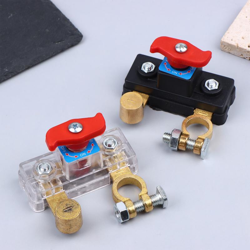 Car Battery Cut Off Switch Disconnect Automatic Circuit Breaker Anti-Leakage Switch Isolator For Cars Truck 12V/24V 1Pc