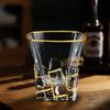 Whisky Pohár Arany Szegéllyel Bor Whisky Poharak Aranyozott Kristály Bárfelszerelés Multifunkciós Sör Koktél Otthon Víz Kávéscsésze