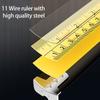 Clear PC Case Tape Measure Double Marking 3Meter 5Meter 10Meter Steel Rulers For Construction Crafting Carpentry Sewing