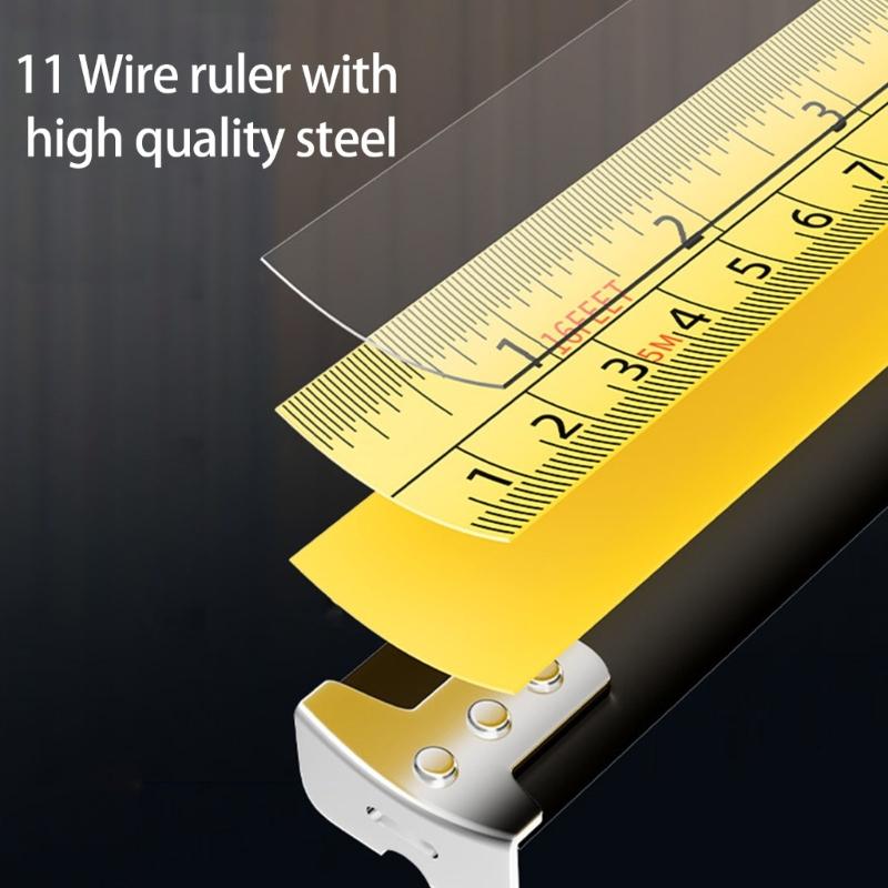 Clear PC Case Tape Measure Double Marking 3Meter 5Meter 10Meter Steel Rulers For Construction Crafting Carpentry Sewing