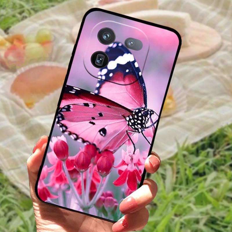 For Vivo IQOO 12 Pro Case Soft Marble Black Silicone Phone Back Cover For Vivo IQOO 12 Pro Case Cover IQOO12 Pro Coque Funda