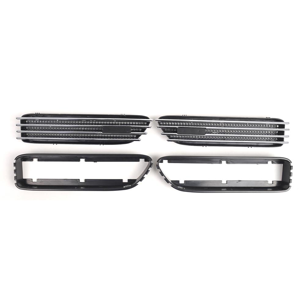 Black Silver Silver Black Grille High Performance Car Grille Part Deflector Vehicle Grille Waterproof Design Non-deformable China Mainland