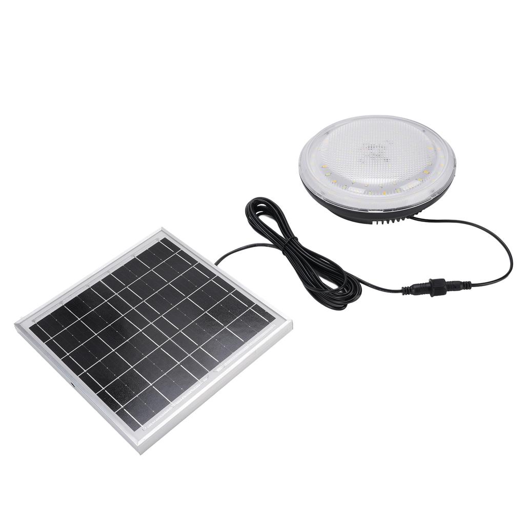 Solar Ceiling Light 3 Color Dimmable IP65 Rain Proof Solar Shed Light with Remote Control for Indoor Outdoor
