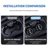 1/2Pcs Car Coasters Water Cup Slots Non-Slip Mat For Mini Cooper JCW Works R56 R50 F54 F55 F56 F57 F60 R52 R53 R55 R57 R58 R59