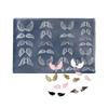 Nails Art Silicone Mold Wing Shape Manicure Training Tool Professional Manicure Supplies Perfect for Various Occasion
