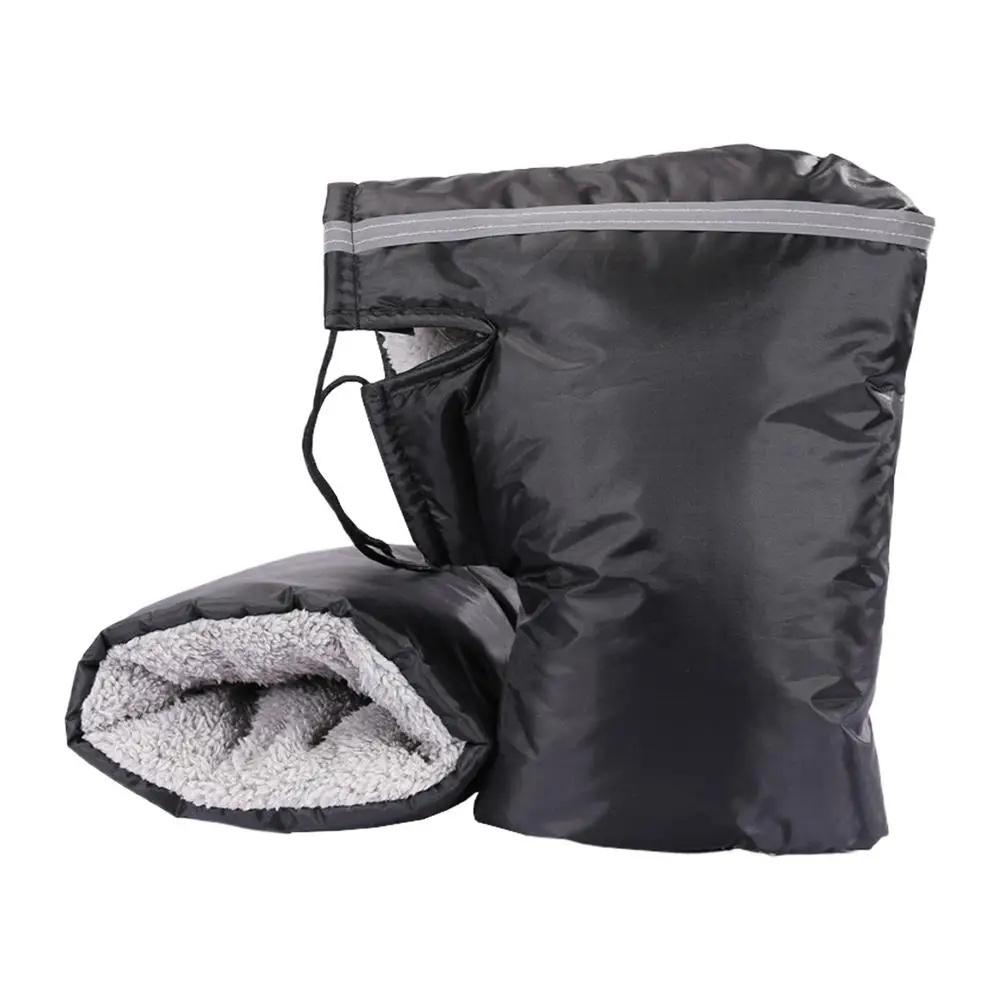 Motorcycle Handlebar Mittens For Winter Windproof Warm