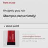 Modamoda Zero Gray Black Shampoo Gray Dye - 7 Times/servings Possible