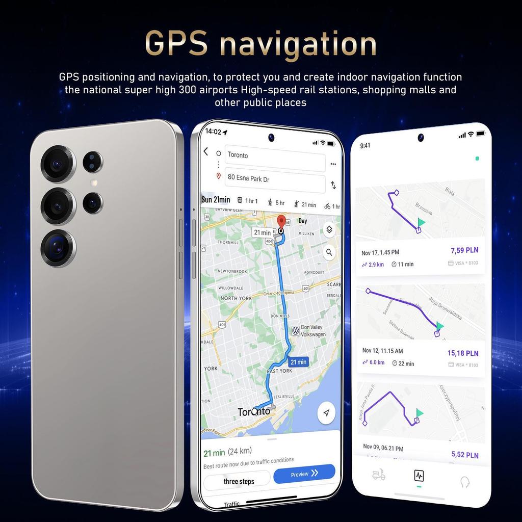 Model S25 7.3-inch Full Screen Smartphone with 16GB+1TB Storage