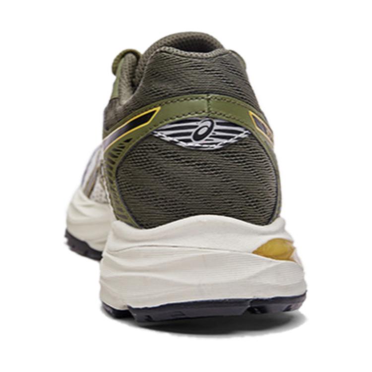 Asics Gel-Flux 4 Mesh Comfortable Durable Physical Test Low-Top Kids Running Shoes Kids running shoes Gray Yellow 1014A321-301