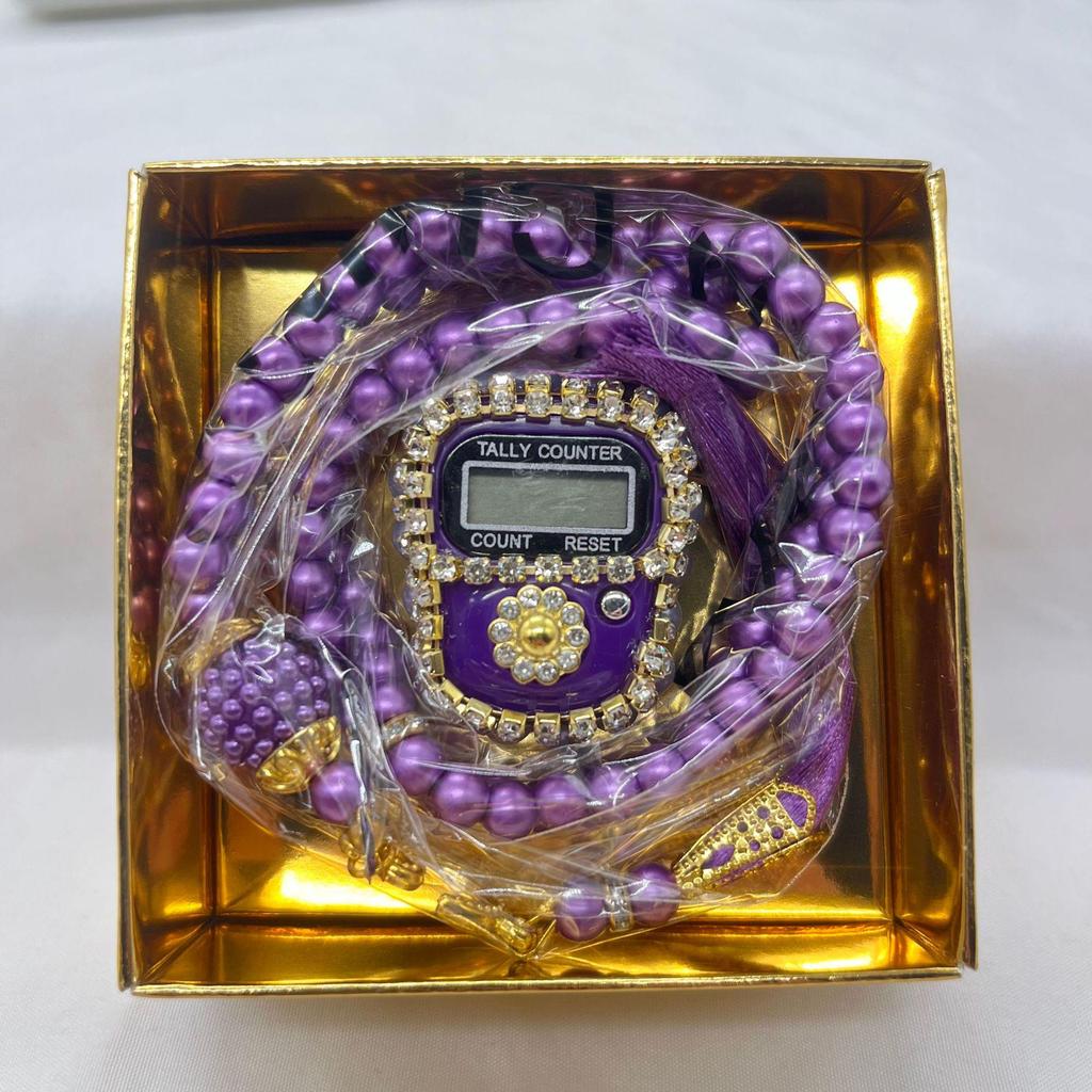 Central Asia Rhinestone and Bead Gift Set - 99 Crystal Glass Beads with Beading Box