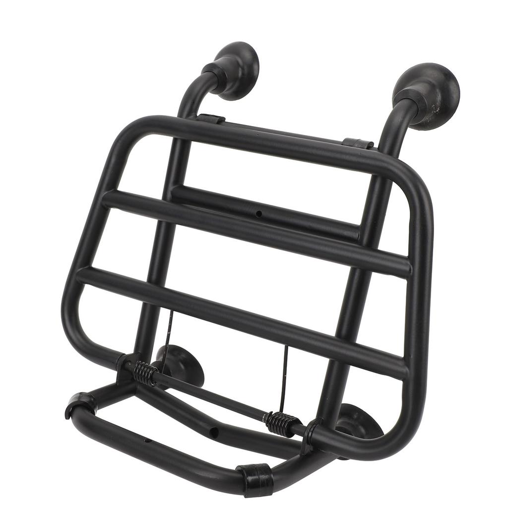 Motorcycle Front Luggage Rack Iron Scratch Resistant Cargo Holder Shelf Replacement for Vespa