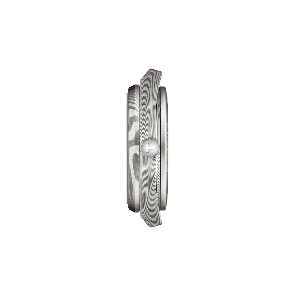 Tissot Reloj de Moda para Hombre con Correa de Cuero y Esfera Gris T137.807.96.081.00