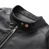 Spring High Quality Men's PU Leather Jacket Motorcycles Zipper Casual Stand Collar Leather Outwear Male Moto Biker Loose Coat