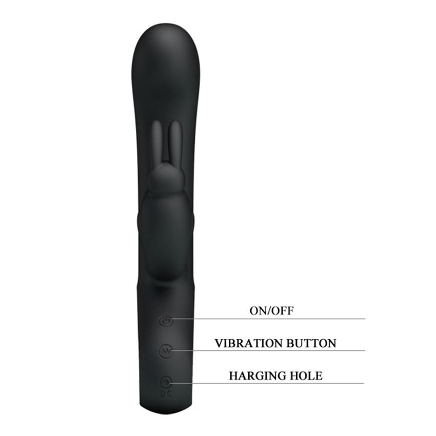 12 Speed G Spot Vibrator USB Rechargeable Powerful Dildo Rabbit Vibrator for Women Clitoris stimulation Massage Adult sex toys