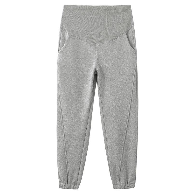 Maternity Harem Sports Pants: Spring Belly Support, Loose Casual Trousers for Pregnancy