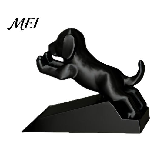 Healing Desk Ornament for Decor 3D Printed Cartoon Dog Door Stopper, Cute Animal Holder, Holder Non-Slip Wedge Floor Wall Protection Home Puppy