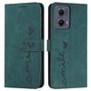 For Motorola Moto G85 5G Case PU Leather Skin Touch Feeling Phone Cover
