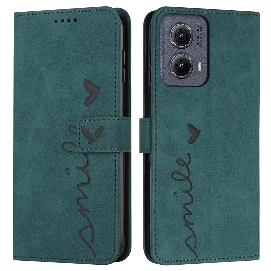 For Motorola Moto G85 5G Case PU Leather Skin Touch Feeling Phone Cover