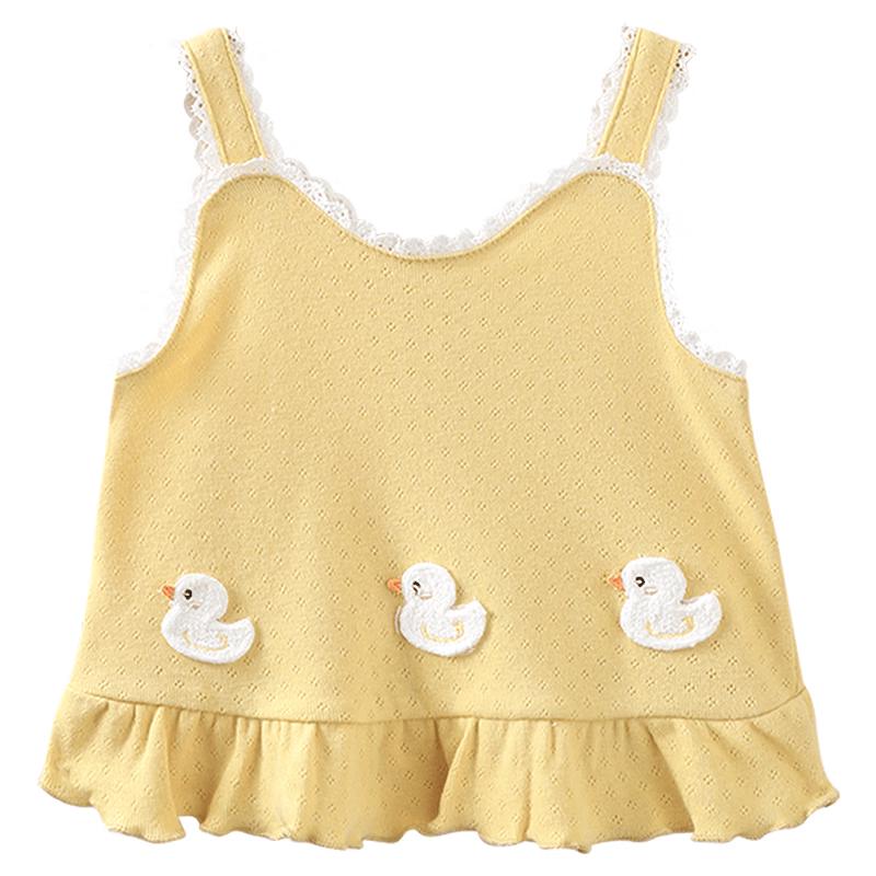 Baby Girl Summer V-Neck Sleeveless Top 90