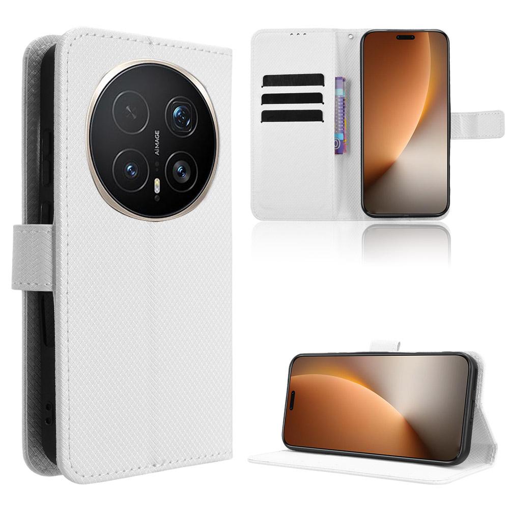 Flip Cover für Honor Magic8 Pro PU Leder Handyhülle Ganzkörperschutz [RFID-Blockierung] Brieftaschenhülle