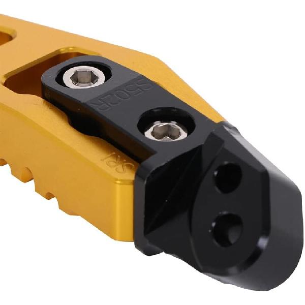 AnXin Motorcycle Passenger Foot Pegs Footrest Rear Footpegs for DRZ400 DRZ400S 00-23 DRZ400SM 05-23 GSXR600 97-00 GSXR750X 96-99 GSF600S 96-99