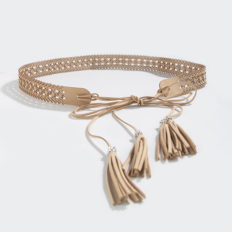 Waist Fashion Bohemian Belt With Openwork Detailing For Women Adult
