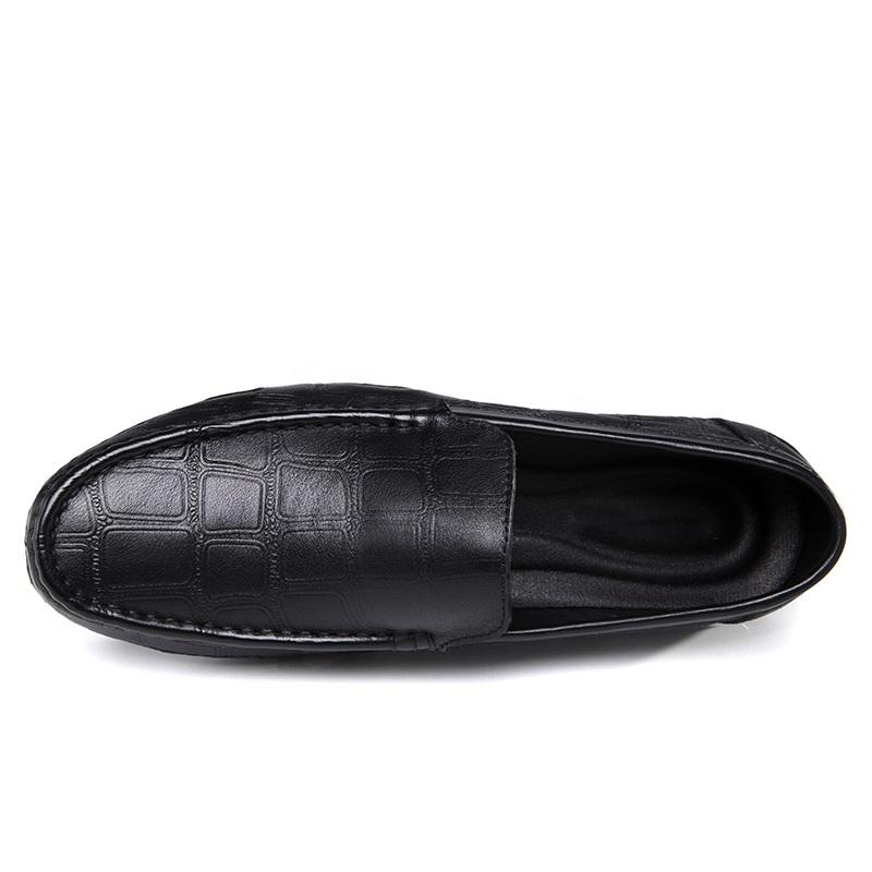 Мужская кожаная обувь Мокасины Обувь для вождения 44 коричневый — фото 13