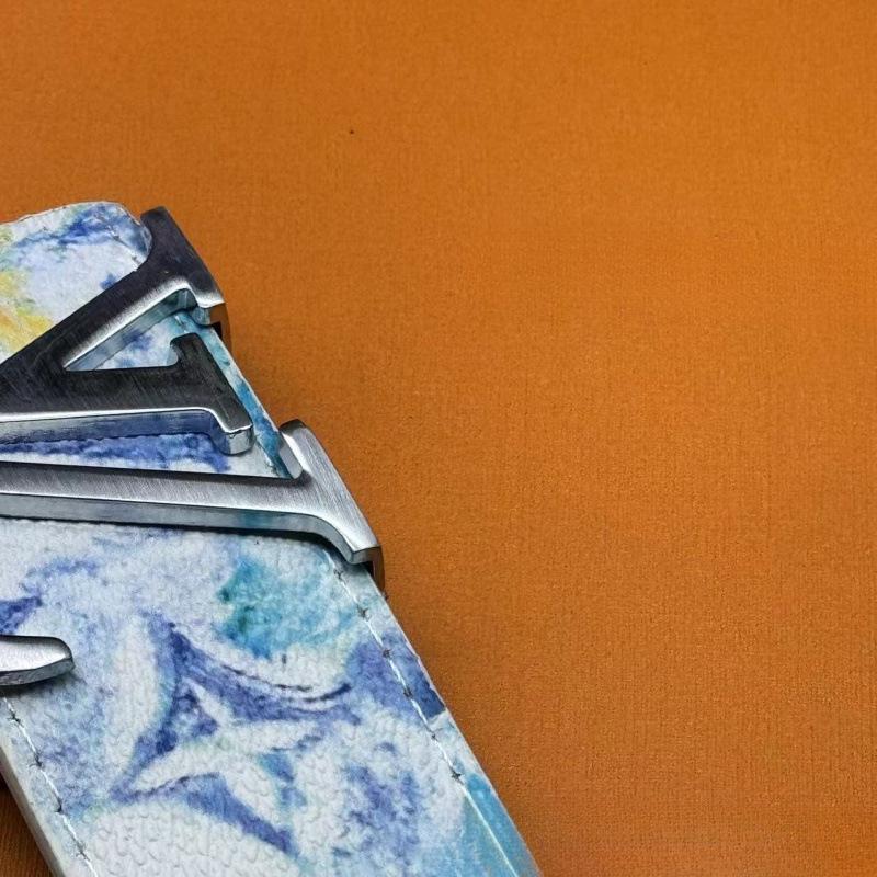 Herren Freizeit Glatter Schnallen Ledergürtel - Trendiger Karostil für Business und Jugend