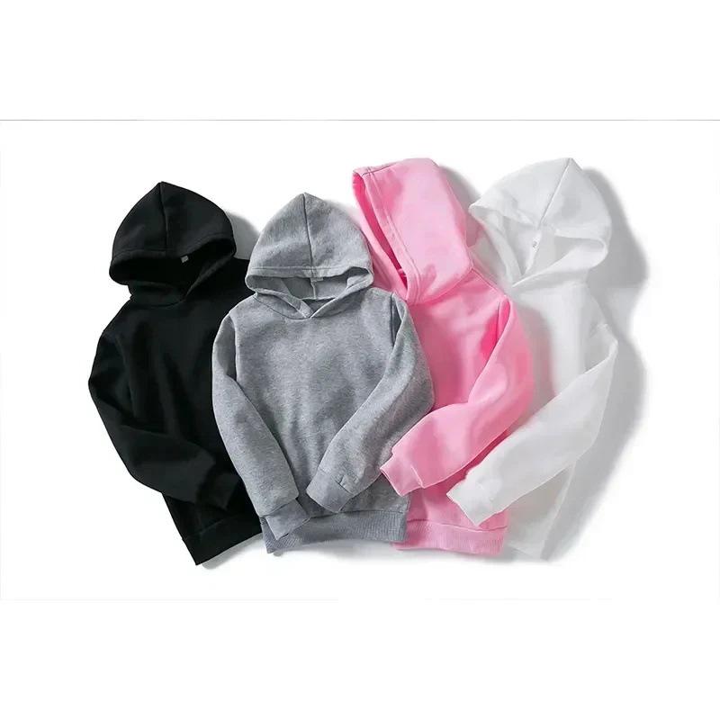 "Never Give Up" Letter Print Children's Sweatshirt - Spring Sportswear for Boys & Girls