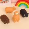 Highland Cow Squeeze Toy Anxiety Relief Highland Cattle Sensory Toy Soft Stretchy Animal Pinch Toy Home Office Relaxation Tool