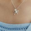 Murmur [925silver]Ribbon Tie Necklace