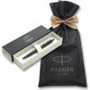 PARKER 2122657ZV3 Parker Ballpoint Pen, Jotter XL, Black BT, Medium, Oily Brand, Wrapping Bag, Gi...